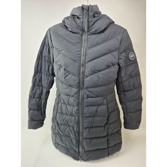 Canada Goose Women's Black Clair 750 Fill Power Down Puffer Coat Size Small - Picture 2 of 7
